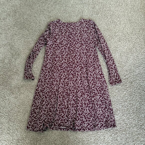 Size Small Floral Old Navy Red and White Dress - Picture 4 of 4